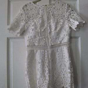 White Lace Romper